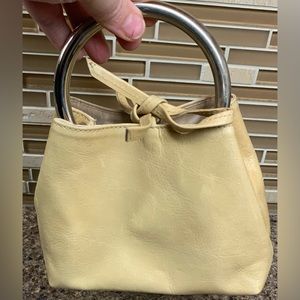 Made in Italy Light Tan Leather Purse (MJA)